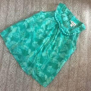 Green lil girl blouse